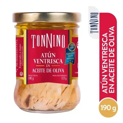 Atún Tonnino ventresca en aceite de oliva - 180 g