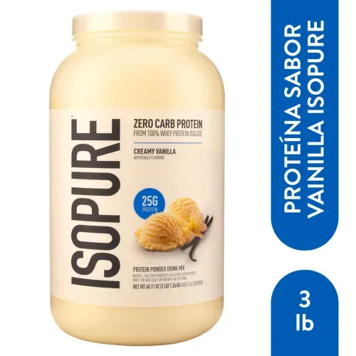 Isopure Zero Carb Vainilla 3Lb 1.36Kg