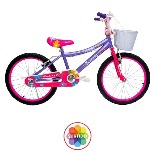 Bicicleta niña fantasy # 20  edad 8 a 10 años