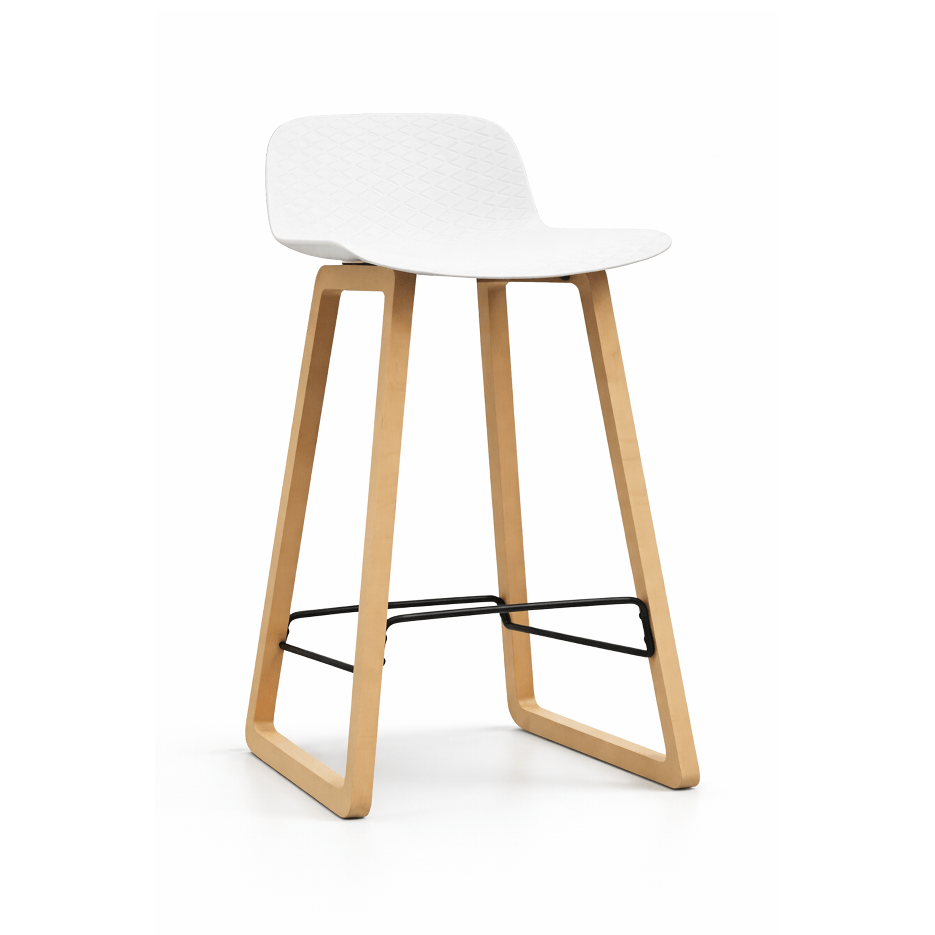 Barstool Basic Seats Net blanco