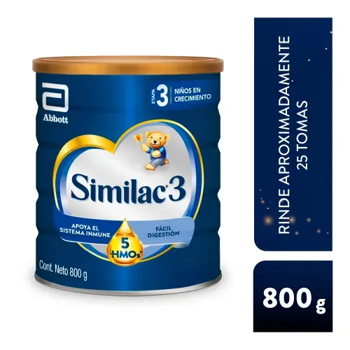Fórmula Infantil Similac etapa 3 Hmo - 800 g