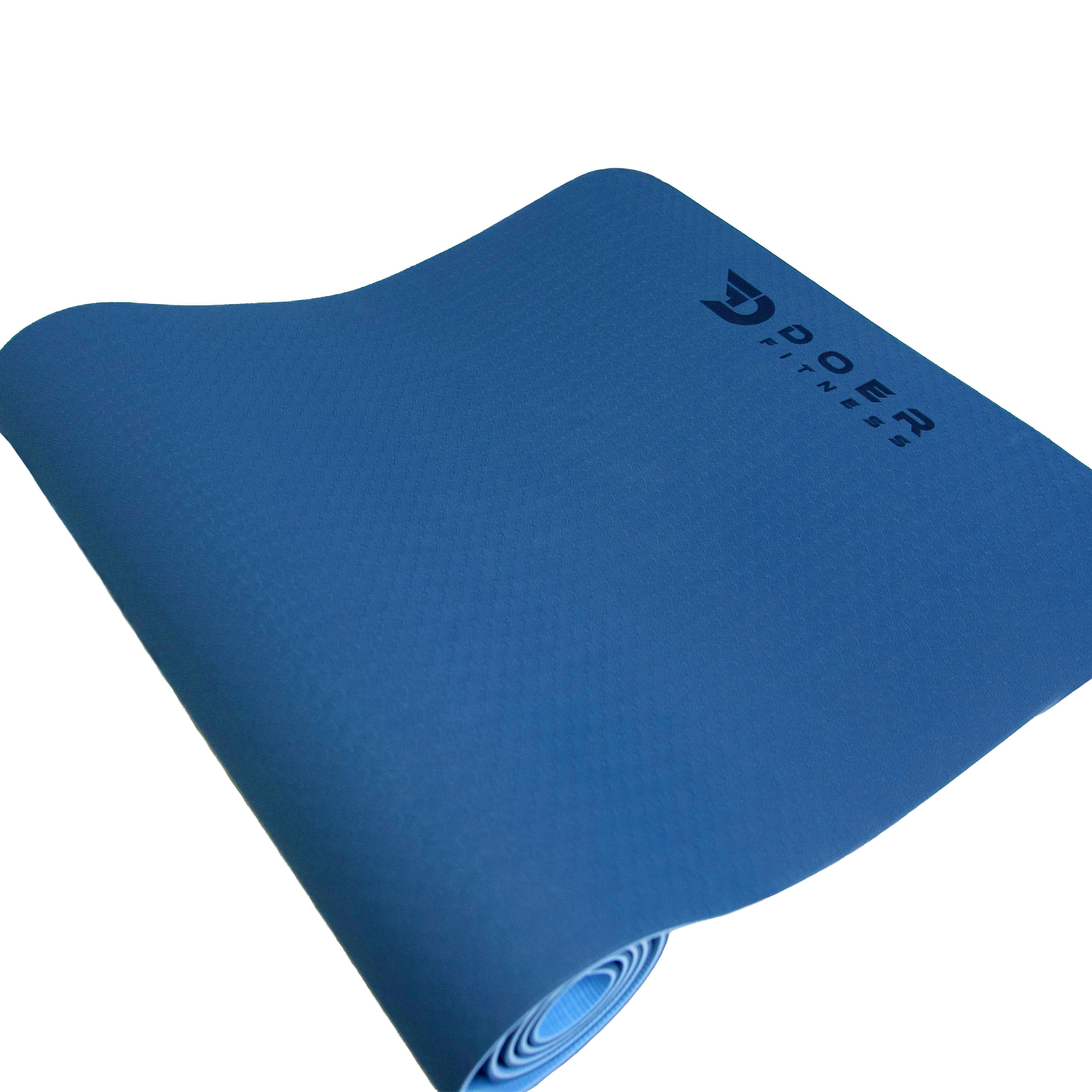Yoga mat doer fitness tpe 6 mm 180 cm tapete de yoga antideslizante para entrenamiento fitness pilates y movilidad