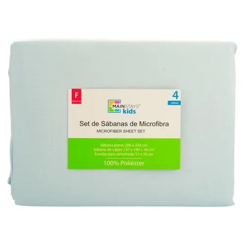 Set de sábanas Mainstays para niños 4 piezas ModeloSU-SHS-11-F