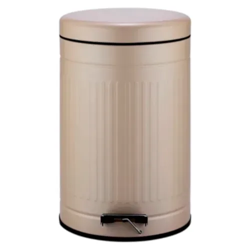 Basurero Redondo Acero Inoxida Pedal 12l