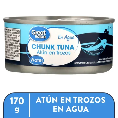 Atún Great Value En Agua -170 g