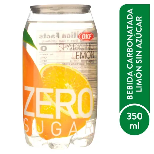 Okf Sparkling Limon Cero Azucar350ml