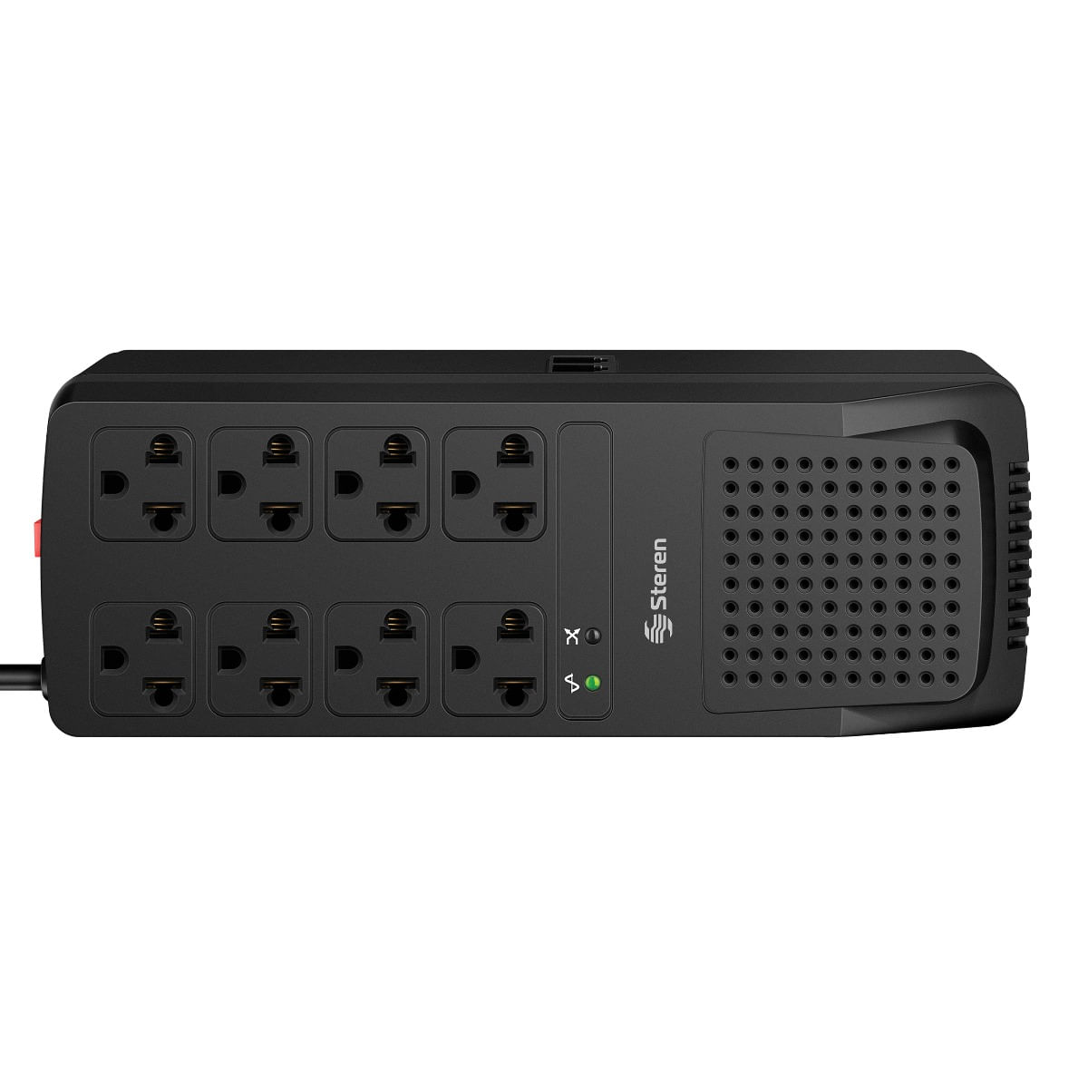 Regulador Steren de voltaje 2000 W con 8 contactos REG-2050