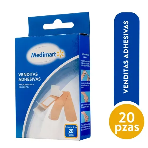 Venditas Medimart Adhesivas Caja - 20 Unidades