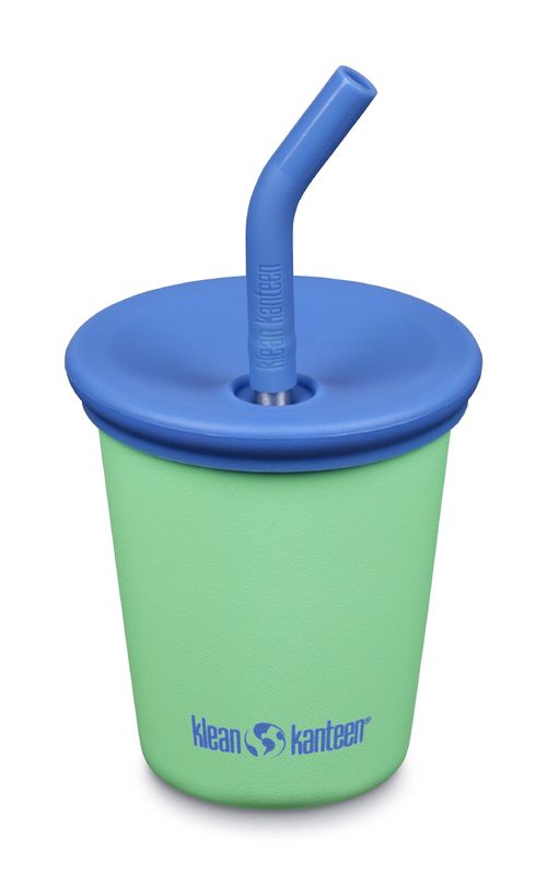 Vaso Klean Kanteen para niño Kid Cup 10 oz Kid Straw Lid  Spring Bud