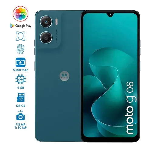 Cel Moto G06 4gb 128gb
