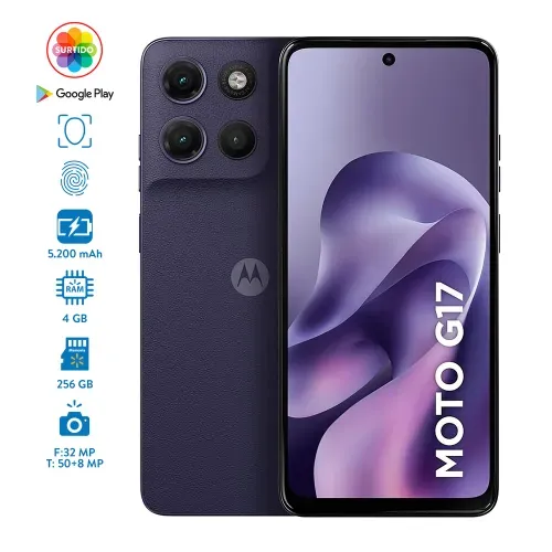 Cel Moto G17 4gb 256gb