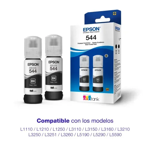 Tintas Epson T544 Negro Dual Pack