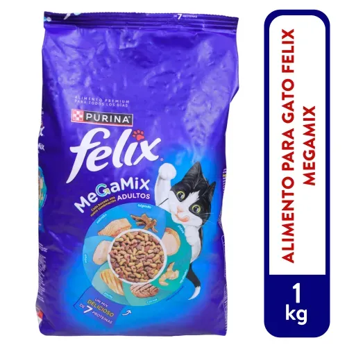 Alimento Felix Adulto Megamix 1000g