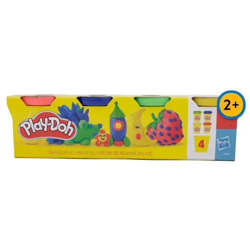 Play Doh Paquete De 4 Mini Tarros