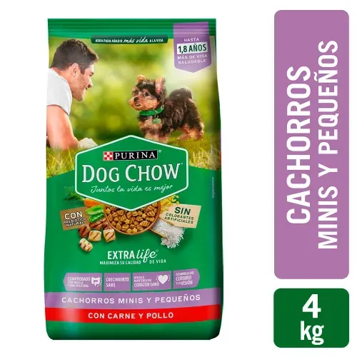 Alimento para perro Purina Dog Chow Cachorro minis y pequeños - 4 kg