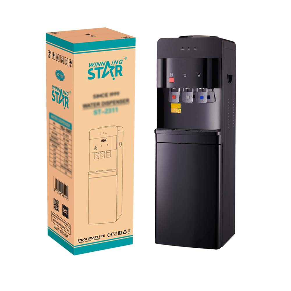 Dispensador de Agua Winning Star ST-2311 550W Incluye Mini Nevera Negro