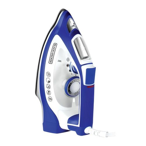Plancha vapor Black + decker suela cerámica resistente IR3001