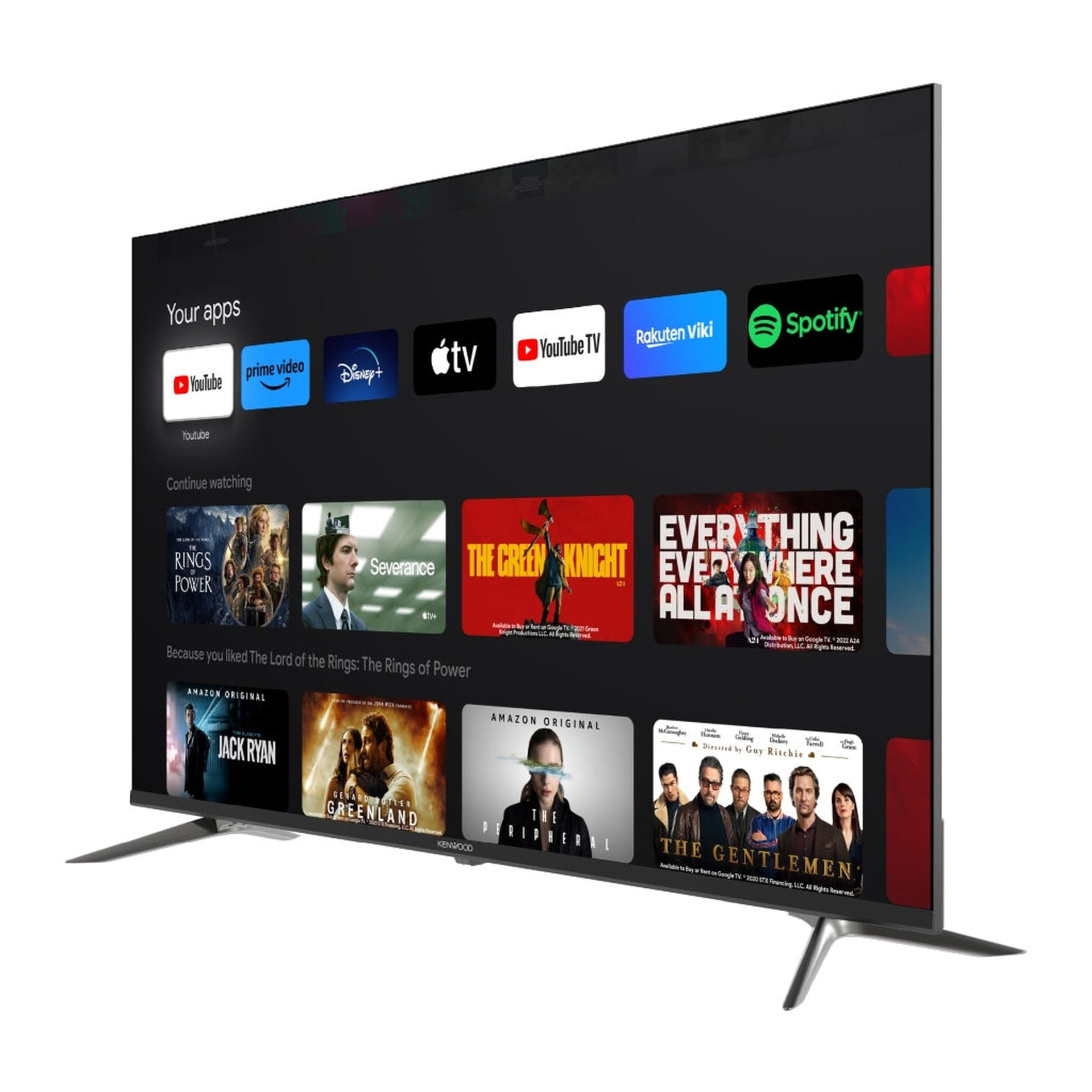 Televisor Kenwood 58 pulgadas UHD 4K LTK-K58B53G
