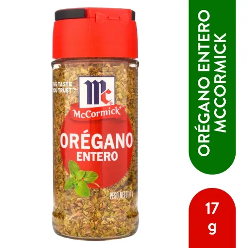 Oregano Entero Mccormick 17 g
