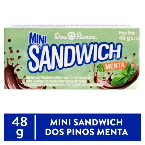 Helado Mini Sandwich Menta Dp 48g x 8un