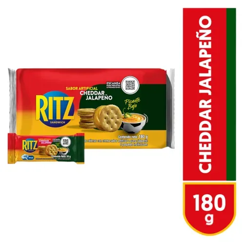 Galleta Ritz Queso Jalapeno 180 g