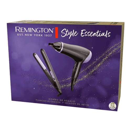 Set de regalo  REMINGTON que incluye un secador de pelo y plancha alisadora
