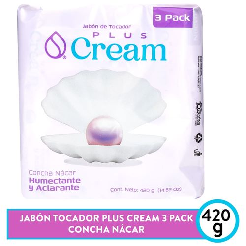 Jabon Tocad Plus Cream Concha Naca 420g