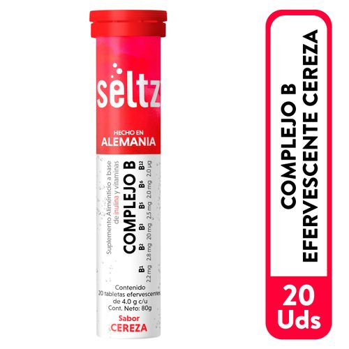 Complejo b Eferevescente Cereza 20 Unidad