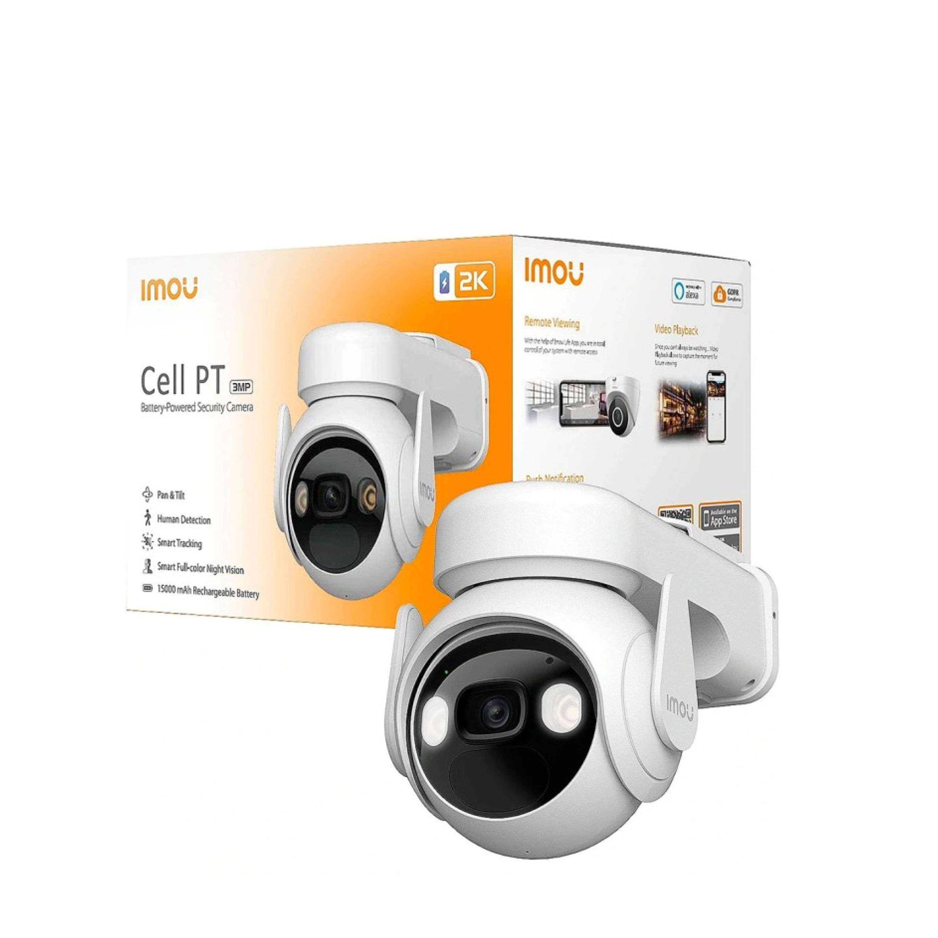 Cámara de seguridad IMOU 4G Cell PT de 3MP