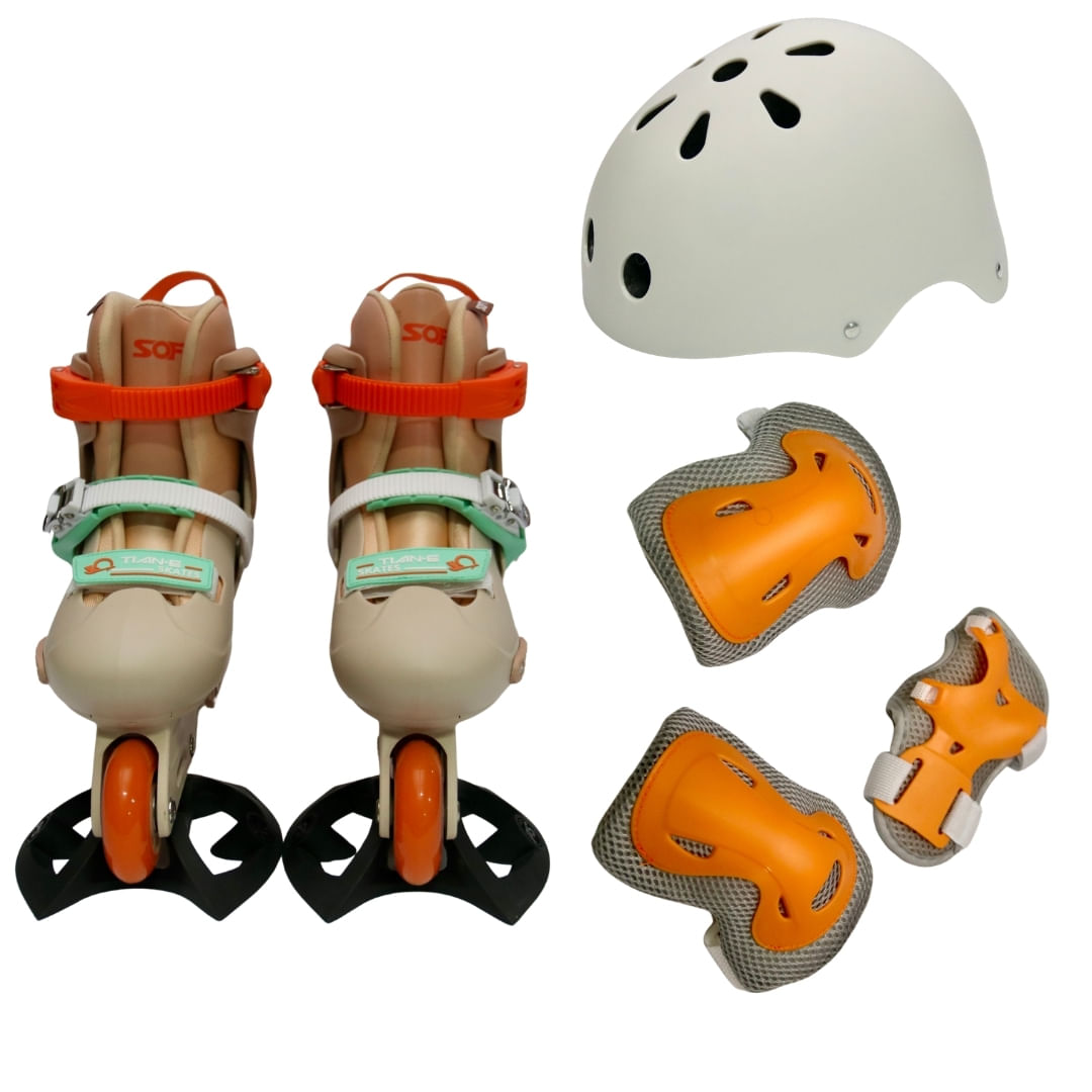 Patín Skate World línea en kit Soft beige s