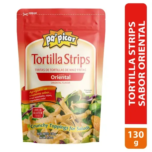 Tortilla pa'picar Strips Oriental - 130 g