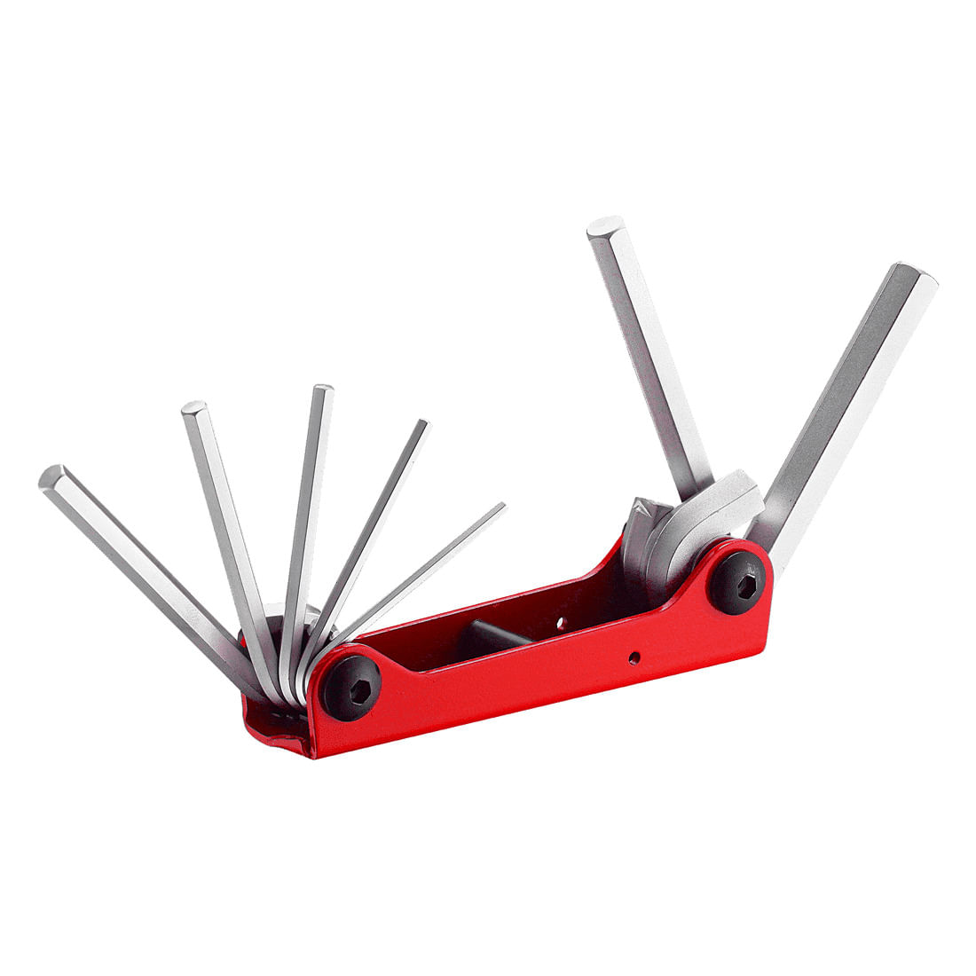 Juego 7 llaves allen plegables en soporte de metal 3/32" - 3/8" FORCE