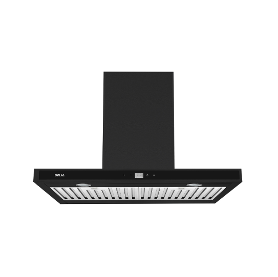 Extractor de pared QUADRATO 76 BLACK DRIJA