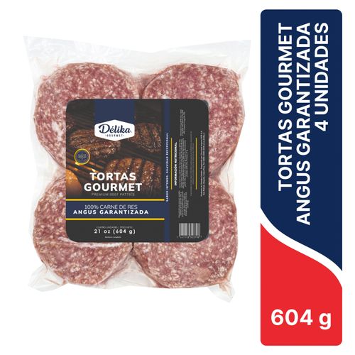 Torta Hamburguesa Angus Garantizado 4 Unidad
