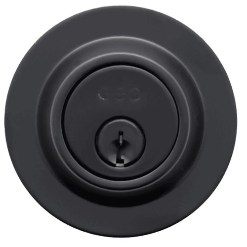 Cerradura London cilindro doble GEO negro (3 llaves incluidas)