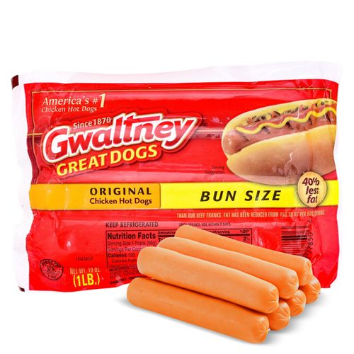 Salchicha Gwaltney Hot Dog - 454 g