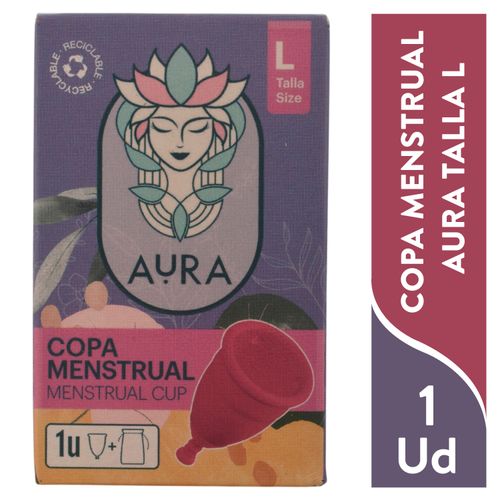 Copa Menstrual Aura Talla l 6 Unidad