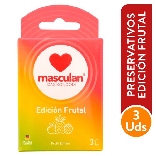 Masculan Edicion Frutti x 3uds