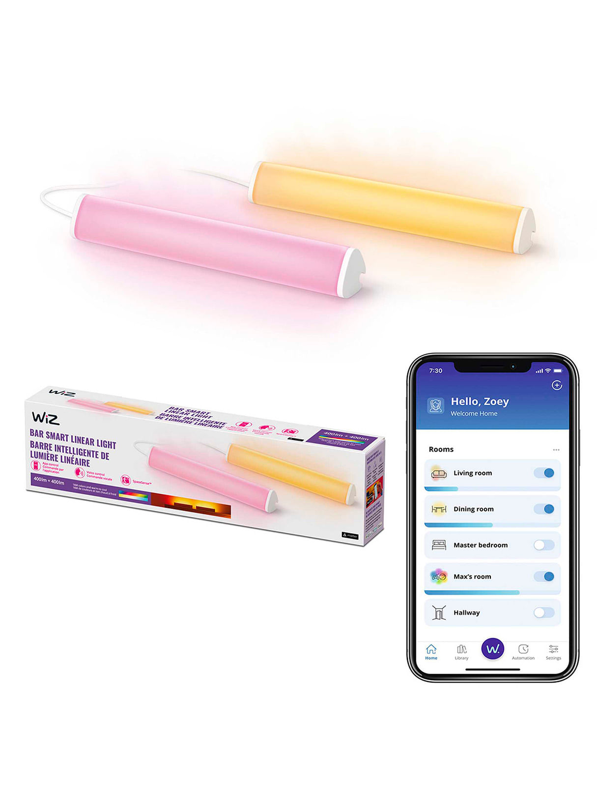 WIZ WI-FI BLE Barra de luz lineal Dual