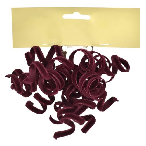 Pick Holiday Time rizado corinto con clip Navidad - 9 cm