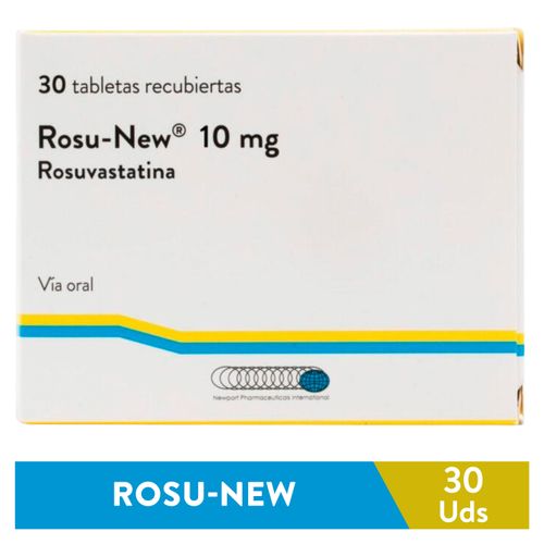 Rosunew 10mg 30tab Unidad