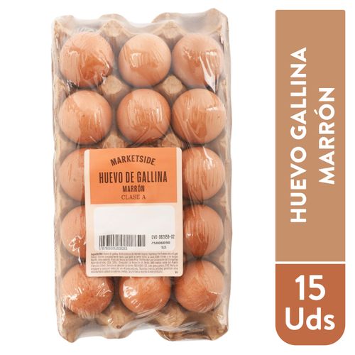 Huevo Gallina Precio Indicado Por Kilo Don Cristobal Marrón Cartón de 15 Uds