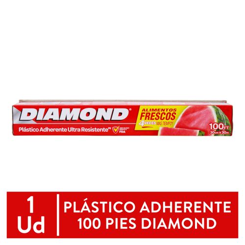 Plástico Diamond Para Envolver 100 Pies - 1 Rollo