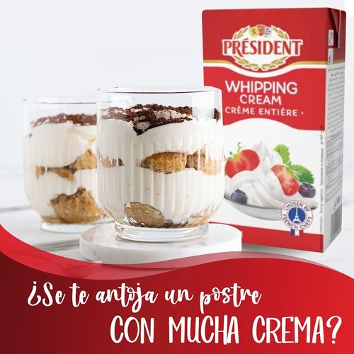 Crema Dulce President 500 ml