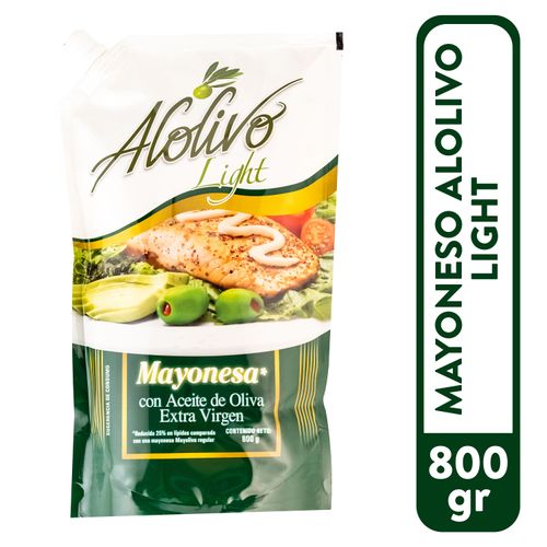 Mayonesa Light Alolivo 800g