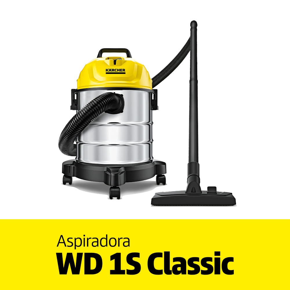 Aspiradora Karcher WD1s seco-húmedo capacidad - 18 L