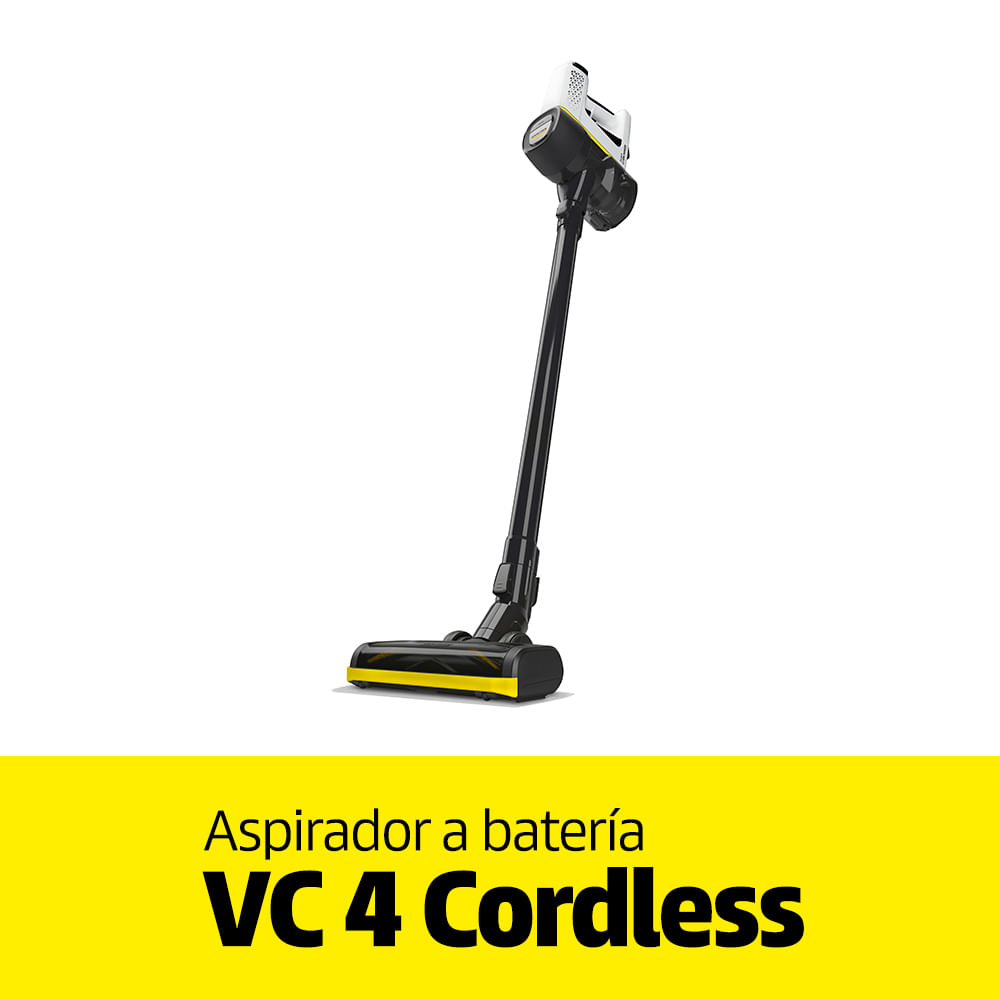 Aspiradora Karcher VC4 vertical inalámbrica capacidad tanque - 650 ml