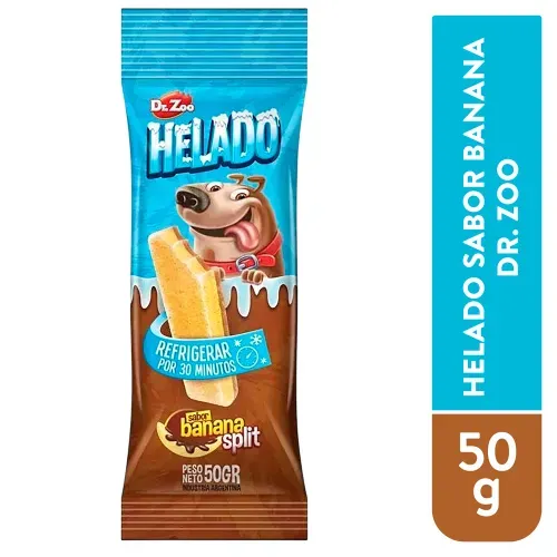 Snack Dr Zoo Helado Sabor Banana Sp 50g