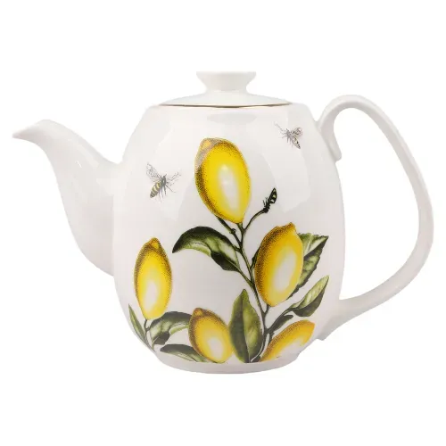 Tetera Mainstays con diseño de limones Amalfi - 1 L