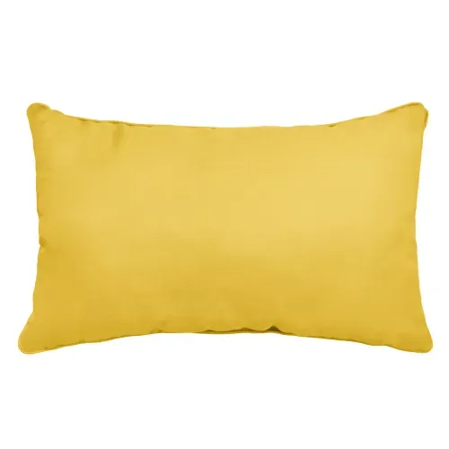 Cojín para exteriores e interiores Mainstays color amarillo messina - 30x50 cm